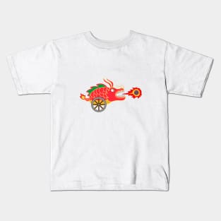 dragon canon ball Kids T-Shirt